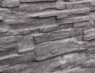 Betonový plot štípaný kámen